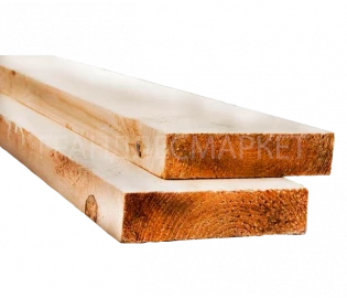 Доска обрезная из осины 25х100х6000