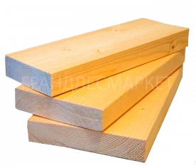 Доска сухая строганная 20х120х6000