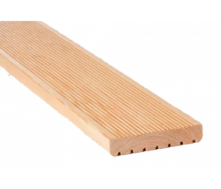 Террасная доска из лиственницы 28х140х4000 сорт «BC»